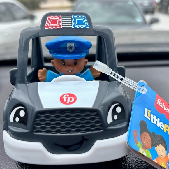 Fisher-Price Other - Fisher Price Little People Police car and Policeman set HTF Cop Car Toy
